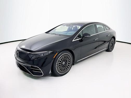 Black 2026 Mercedes-Benz EQS 450 Base 4MATIC
