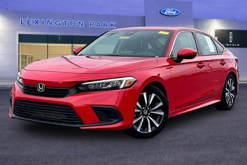 Red 2022 Honda Civic EX