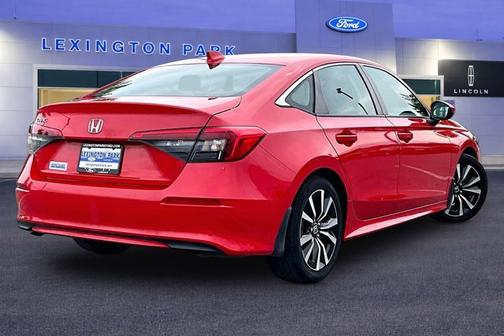 Red 2022 Honda Civic EX