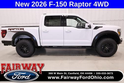 Oxford White 2026 Ford F-150 Raptor