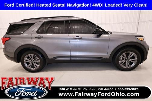 Carbonized Gray Metallic 2022 Ford Explorer XLT