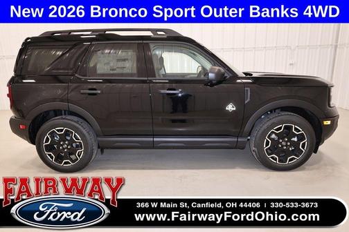 Shadow Black 2026 Ford Bronco Sport Outer Banks