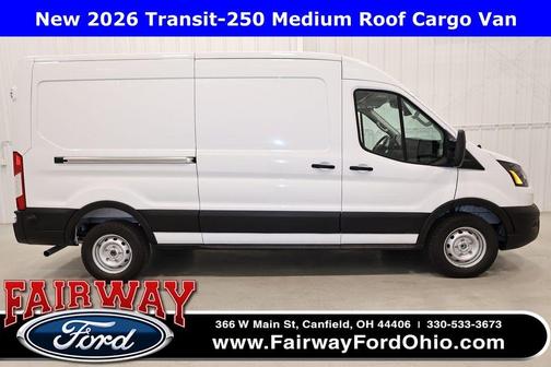 Oxford White 2026 Ford Transit-250 148 WB Medium Roof Cargo