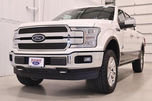 White Platinum Tri-Coat Metallic 2019 Ford F-150 King Ranch