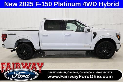 Space White Metallic 2025 Ford F-150 Platinum