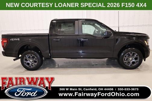 Agate Black Metallic 2026 Ford F-150 STX