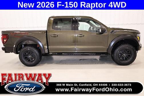 Green 2026 Ford F-150 Raptor