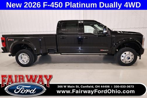 Agate Black Metallic 2026 Ford F-450 Platinum