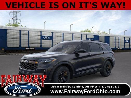 Agate Black Metallic 2026 Ford Explorer Tremor