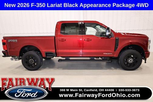 Ruby Red Metallic Tinted Clearcoat 2026 Ford F-350 Lariat Super Duty