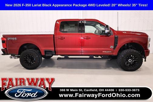 Ruby Red Metallic Tinted Clearcoat 2026 Ford F-350 Lariat Super Duty
