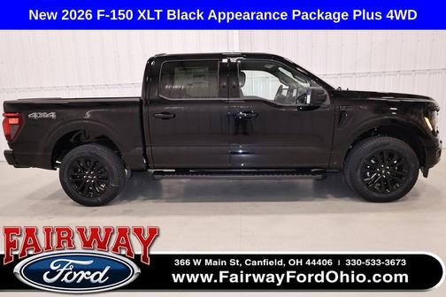 Agate Black Metallic 2026 Ford F-150 XLT