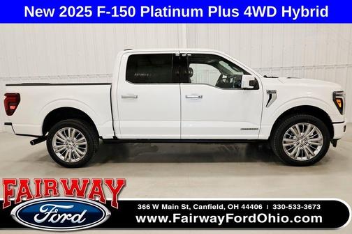 Star White 2025 Ford F-150 Platinum