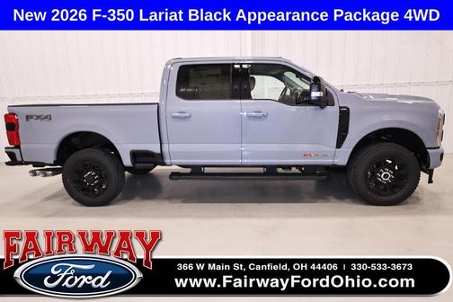 Glacier Gray Metallic 2026 Ford F-350 Lariat Super Duty