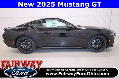 Shadow Black 2025 Ford Mustang GT