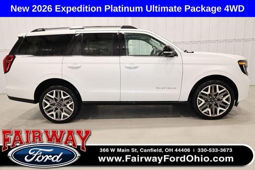 Star White 2026 Ford Expedition Platinum