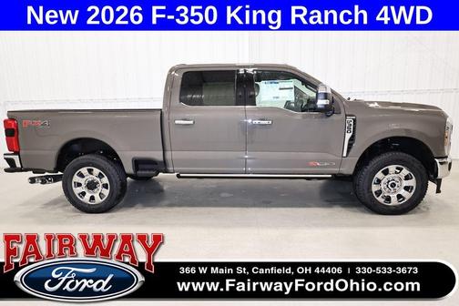 Gray 2026 Ford F-350 King Ranch
