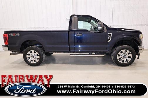 Antimatter Blue Metallic 2021 Ford F-350 XLT