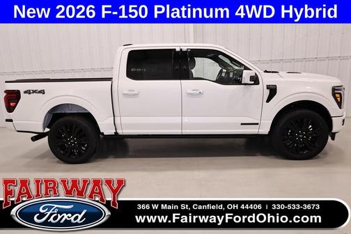 Star White 2026 Ford F-150 Platinum