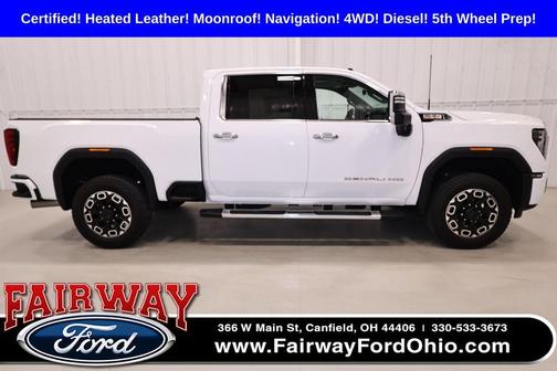 Summit White 2024 GMC Sierra 2500 Denali