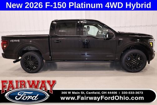 Agate Black Metallic 2026 Ford F-150 Platinum