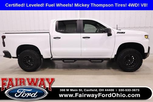 Summit White 2019 Chevrolet Silverado 1500 Custom Trail Boss