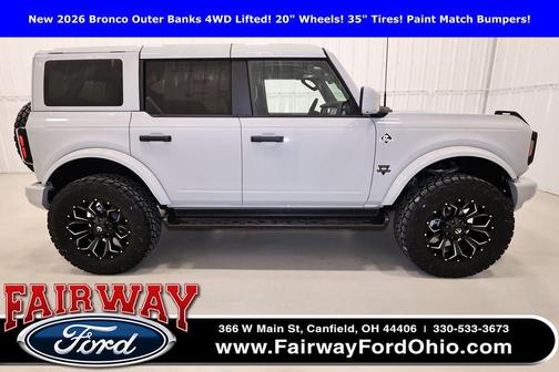 Avalanche Gray 2026 Ford Bronco Outer Banks