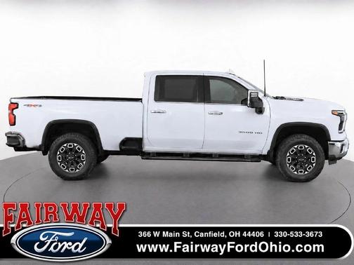 Summit White 2024 Chevrolet Silverado 3500 LTZ