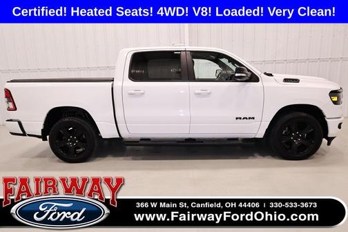 Bright White Clearcoat 2021 RAM 1500 Big Horn