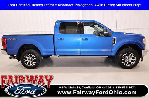Velocity Blue Metallic 2021 Ford F-350 Lariat Super Duty