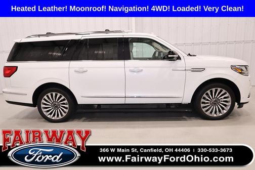Pristine White 2020 Lincoln Navigator L Reserve