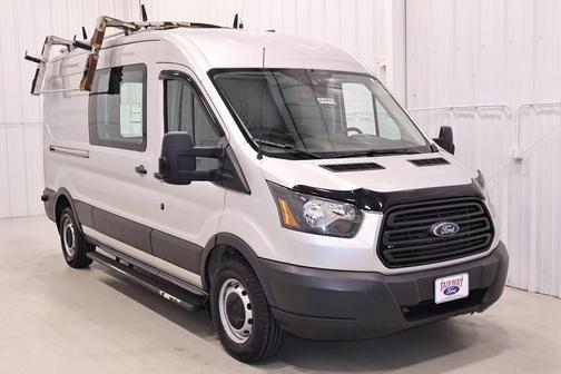Ingot Silver Metallic 2017 Ford Transit-250 148 WB Medium Roof Cargo