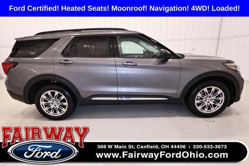 Carbonized Gray Metallic 2025 Ford Explorer Active