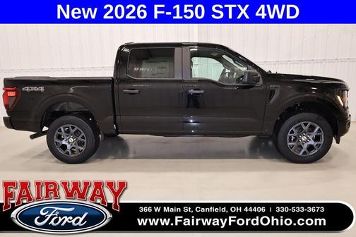 Agate Black Metallic 2026 Ford F-150 STX