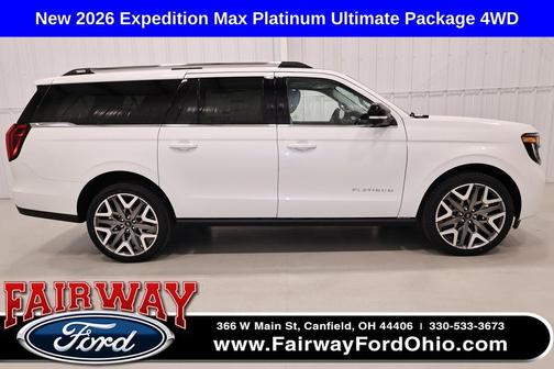 Star White 2026 Ford Expedition Max Platinum