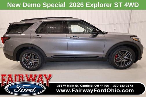 Carbonized Gray Metallic 2026 Ford Explorer ST