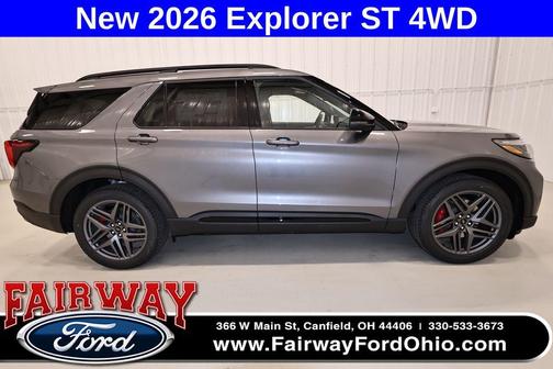 Carbonized Gray Metallic 2026 Ford Explorer ST