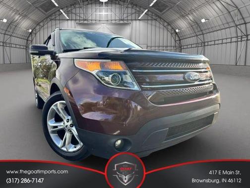 Orange 2012 Ford Explorer Limited