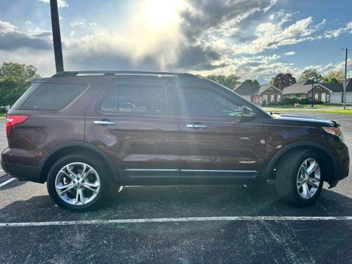 Orange 2012 Ford Explorer Limited