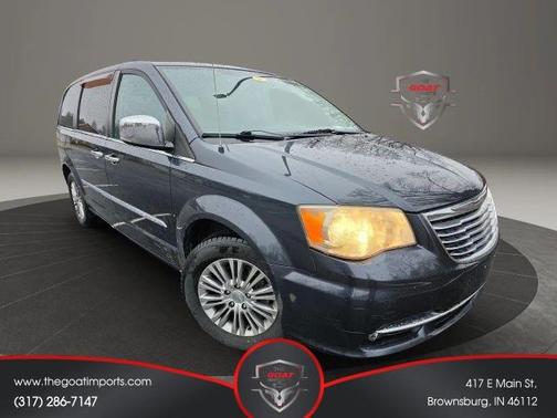 Blue 2013 Chrysler Town & Country Touring-L