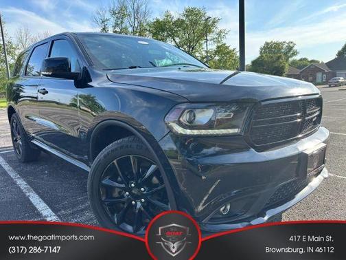 Black 2017 Dodge Durango GT