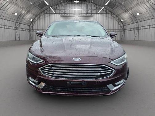 Red 2017 Ford Fusion SE