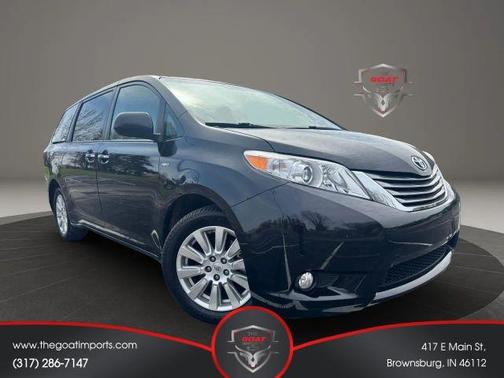 Black 2017 Toyota Sienna XLE Premium