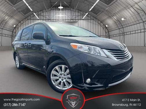 Black 2017 Toyota Sienna XLE Premium