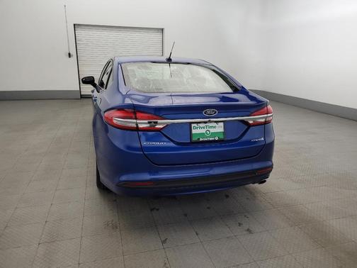 Blue 2018 Ford Fusion Hybrid S