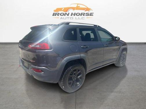 Black 2015 Jeep Cherokee Trailhawk