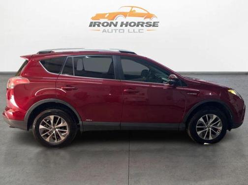 Red 2018 Toyota RAV4 Hybrid XLE