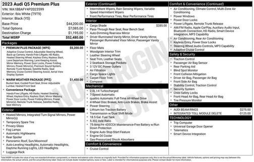 2023 Audi Q5 40 Premium Plus