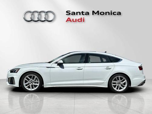 Glacier White Metallic 2023 Audi A5 Sportback S line Premium Plus
