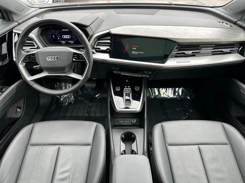 Pebble Gray 2023 Audi Q4 e-tron 40 Premium Plus